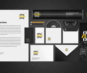 Exquisite Brand Vi Template Psd Material