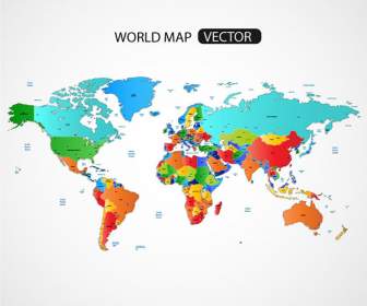 Exquisite Color Maps Of The World