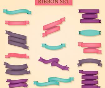 Fashion Colored Ribbon Design
