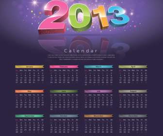 Fashion Colorful Calendar
