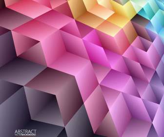 Fashion Colorful Geometric Background