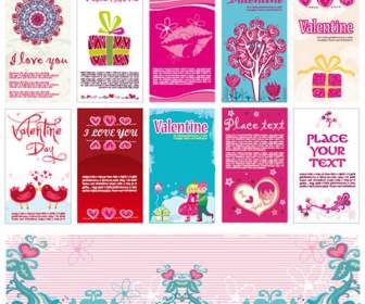 Cartões De Moda Bonito Dos Desenhos Animados Valentine S Day