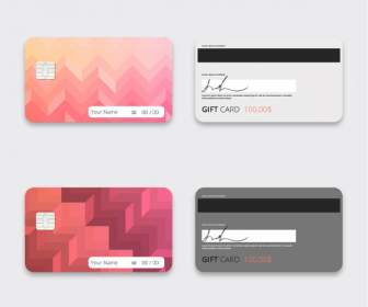 Fashion Gift Card Front And Back
