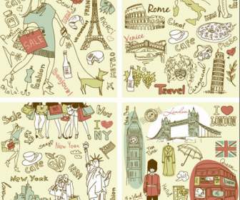 Fashion ilustrasi elemen