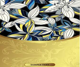 Floral Pattern Cover Page Design