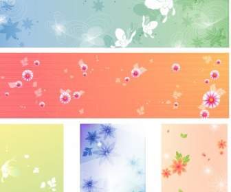 Flower Pattern Background Material