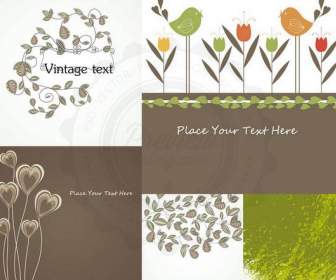 Vite Del Fiore Fantasia Sfondo Chiazzato