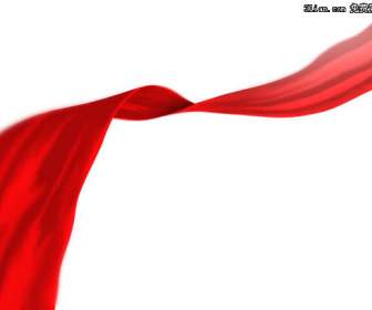flying red ribbons psd layered material