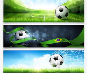 Banner Halus Bertema Sepak Bola