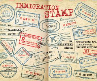 Foreign Immigration Stamps
