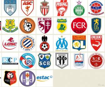 France Football Club Badge Icons