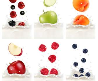 Fruit Cream Background