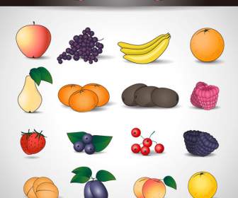 ícones De Fruta