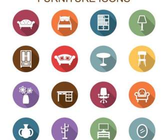 Furniture Flat Icons