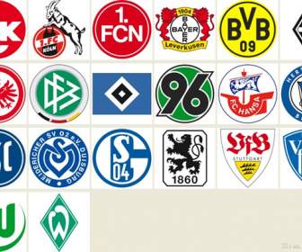 Germany Football Club Badge Icons