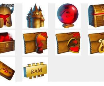 gold castle computer icons