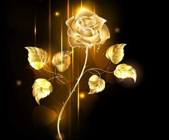 Gold Rose Design