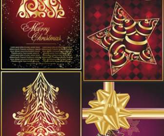 Gorgeous Christmas Background Material