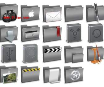 gray style folder icon