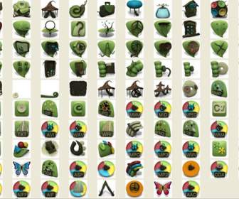 green computer file format png icon