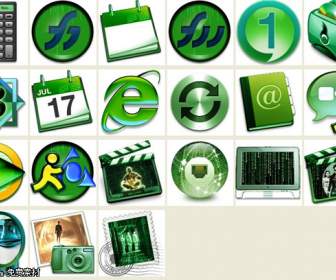 Green Computer File Icon Png