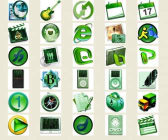 Green Desktop Icon Png