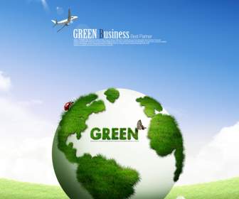 green earth psd creative materials