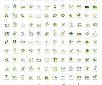 Grüne Energie-Symbole