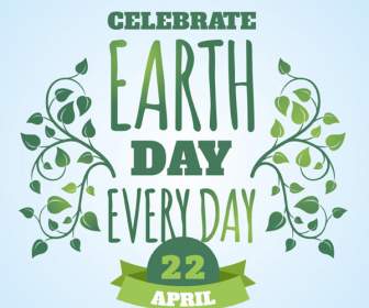 Green Leaves Earth Day Cards