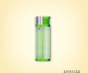 green lighters psd material