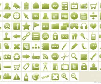 Green Style Web Icon Png