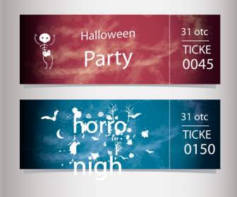 ハロウィーン パーティー チケット デザインします。