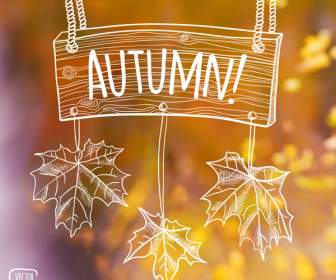 Hand Painted Autumn Backgrounds
