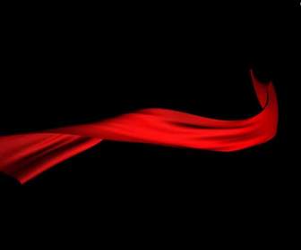 Hd Red Ribbons Psd Material