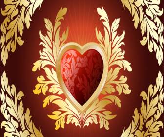 Heart Shaped Ornament Pattern