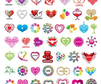 Heart Shaped Pattern Of Fashion Signs