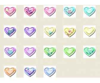 Heart Shaped Pattern Png Icons