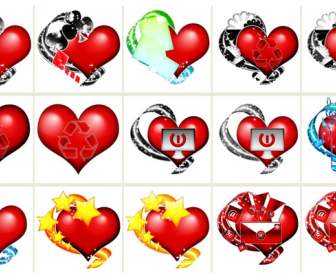 hearts themes png icons