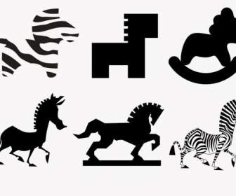 Logotipo De Forma Cavalo