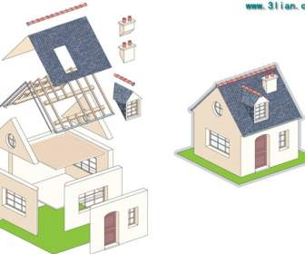 Haus-Bau-Modell