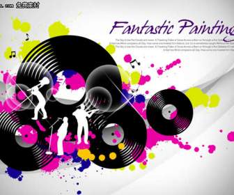 Ink Flow Music Psd Material