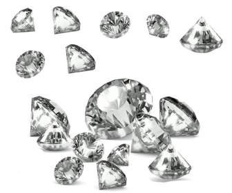 異なるダイヤモンド Psd 素材の統合