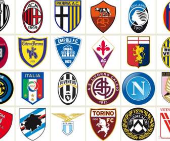 Italy Football Club Badge Icons