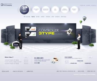 Korea Business Page Psd Material