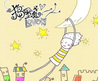 Korea Dessin Animé Personnage Cartoon Psd Matériel