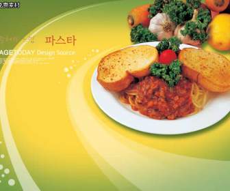 韓国麺の Psd 素材