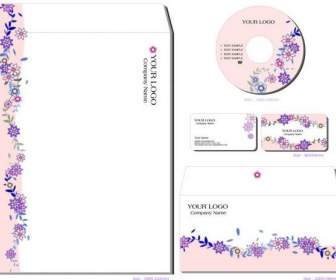 Lavender Pale Pink Business Cards