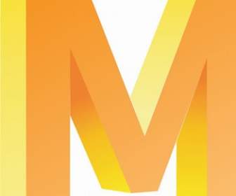 Buchstabe M Symbol Material
