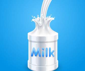 ミルクの液体バレル