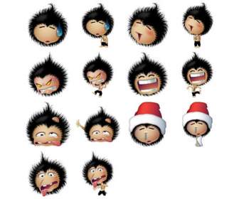 little boys funny face png icons